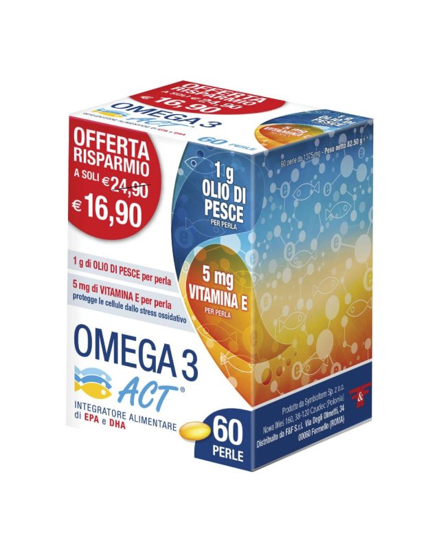 OMEGA 3 ACT 60PERLE 1G