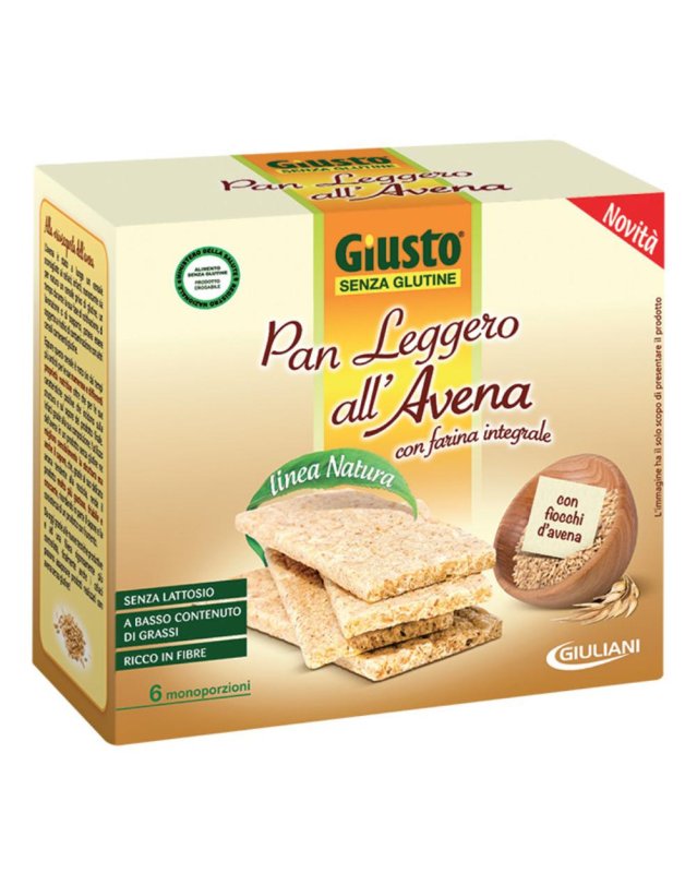 GIUSTO S/G PanLegg.Avena 6x25g