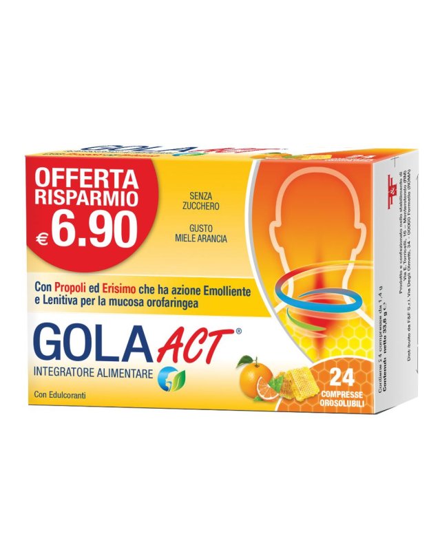 GOLA ACT MIELE ARANCIA 62,4G