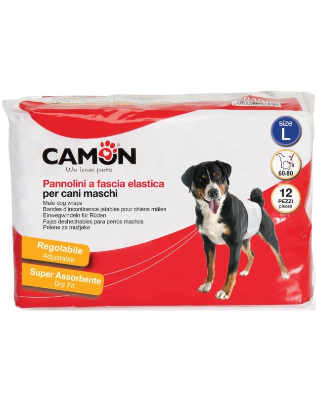 PANNOLINO FASCIA PER CANI MASC