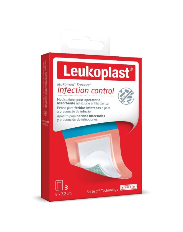 LEUKOMED Sorbact  5x7,2cm