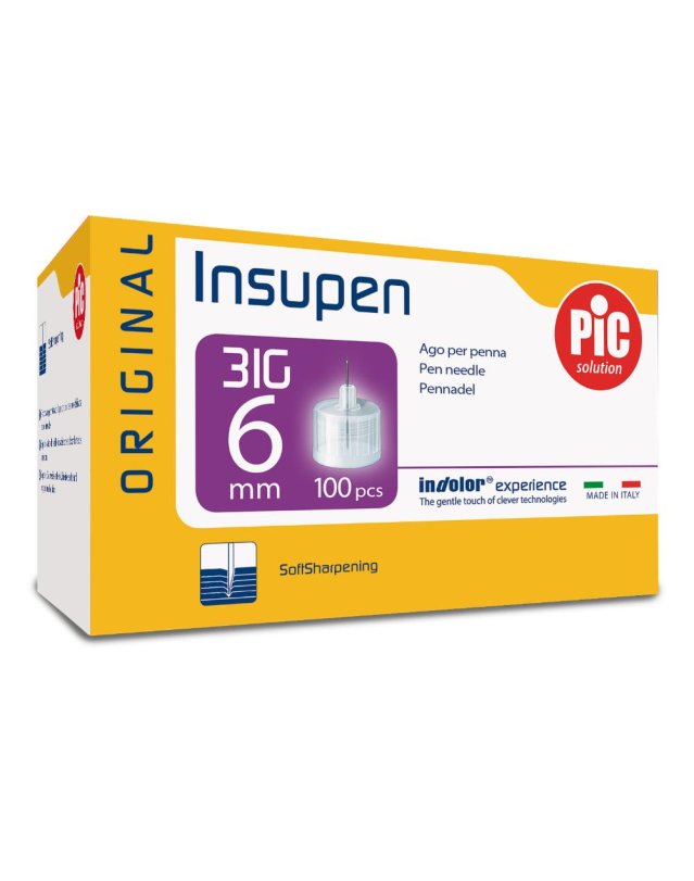 AGO INSUPEN 22989 31G 6MM 100PZ