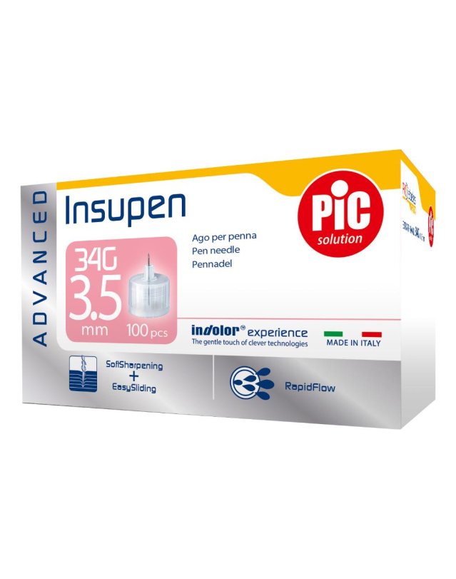 AGO INSUPEN 22660 34G 3,5M 100PZ