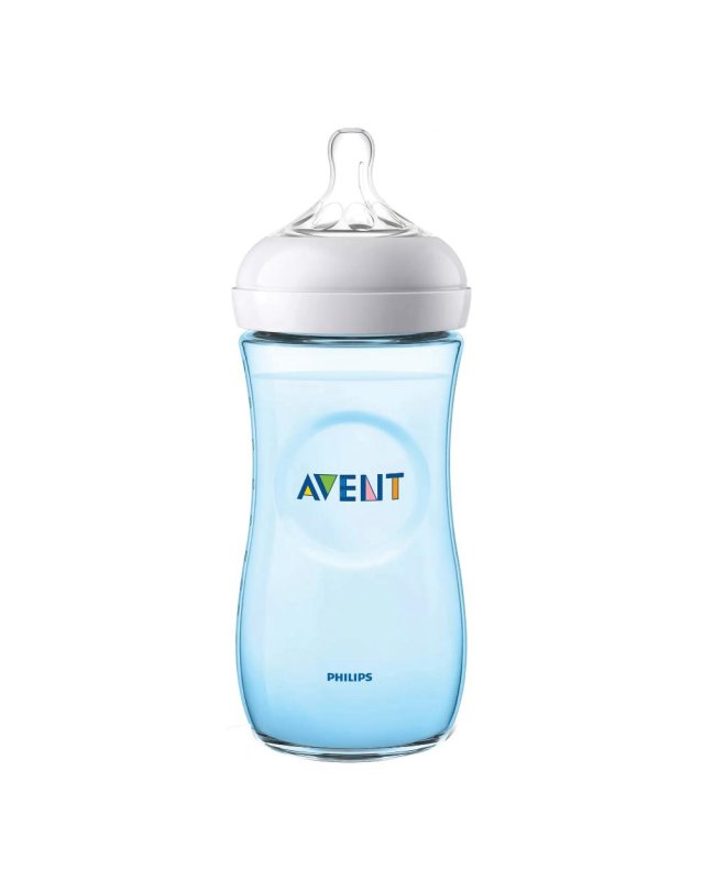 AVENT BIB NAT PP AZZ 330ML