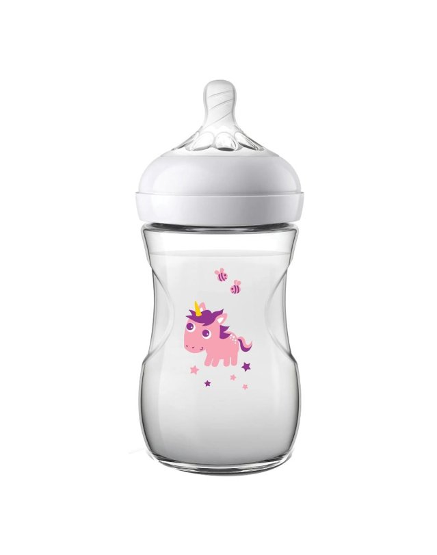 AVENT BOTTLE NAT UNICORN