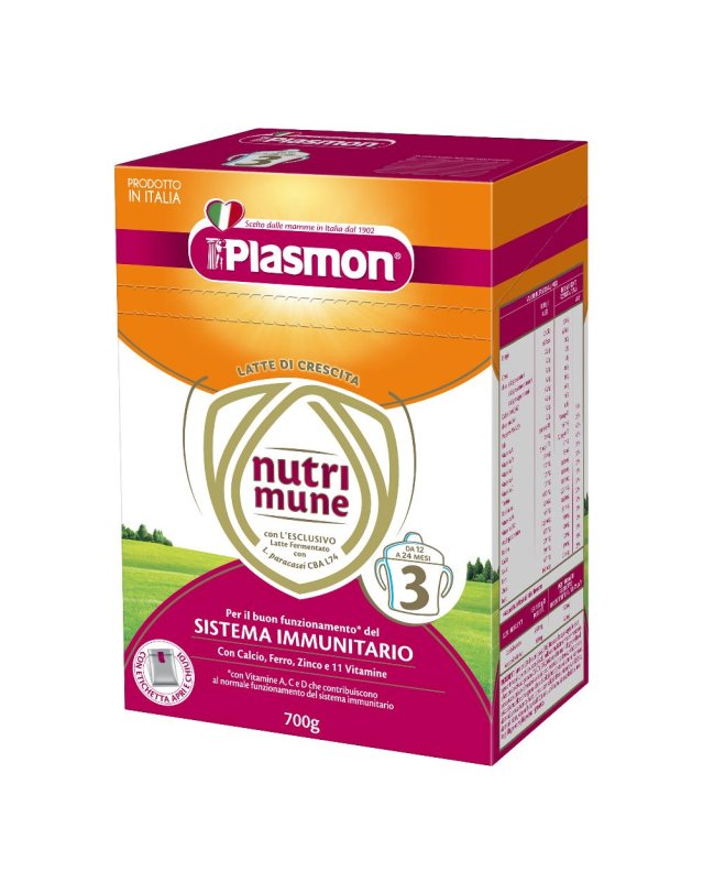 PLASMON NUTRIMUNE LTT ST3 700G