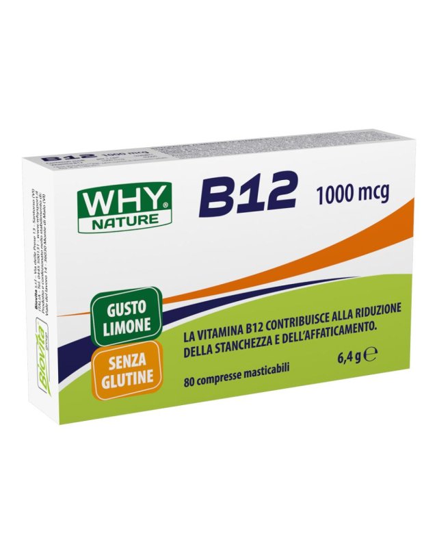 WHYNATURE B12 1000MCG 80CPR