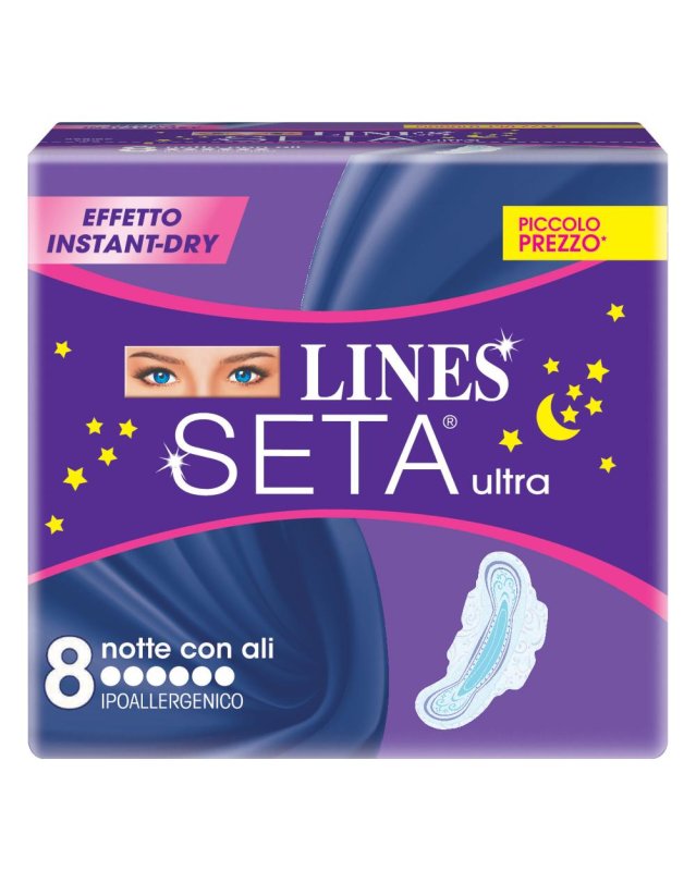 LINES SETA Ultra Notte 8pz