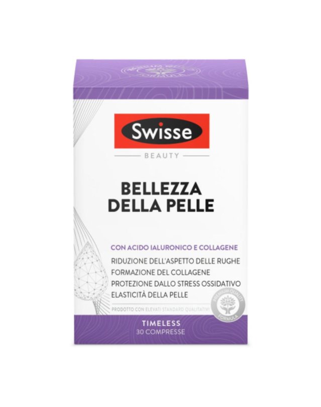 Swisse Acido Ialuronico e Collagene 30 compresse - Integratore Per La Bellezza Della Pelle