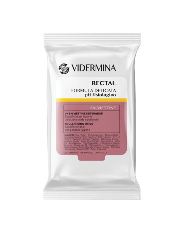 VIDERMINA RECTAL SALVIETTE 15PZ