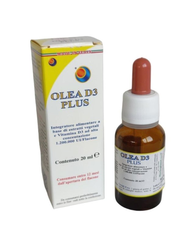 Olea D3 Plus 20 Ml: Integratore Vitamina D3 Ad Alta Potenza