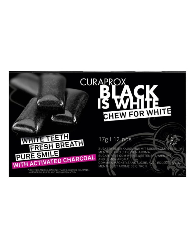 CURAPROX BLACK IS WHITE TG 12P