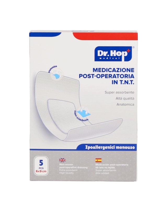 MEDICAZIONE TNT 9x 6cm DRHOP MEDICAZIONE TNT 9x 6cm DRHOP