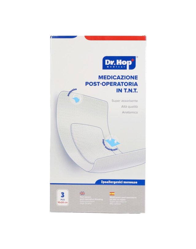 MEDICAZIONE TNT 10x20cm DRHOP MEDICAZIONE TNT 10x20cm DRHOP