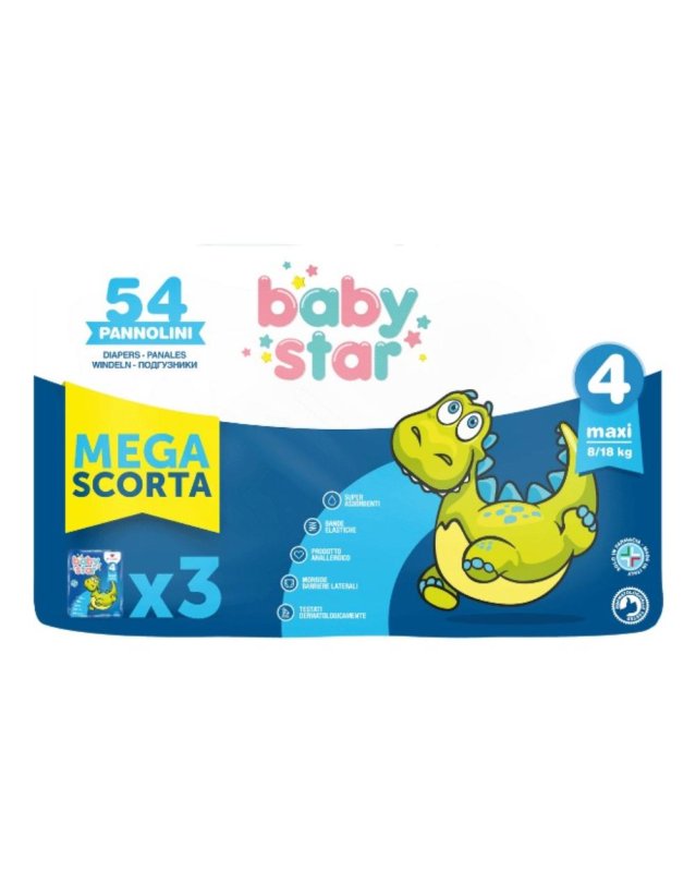 BABYSTAR MEGASCORTA TG 4 54PZ BABYSTAR MEGASCORTA TG 4 54PZ