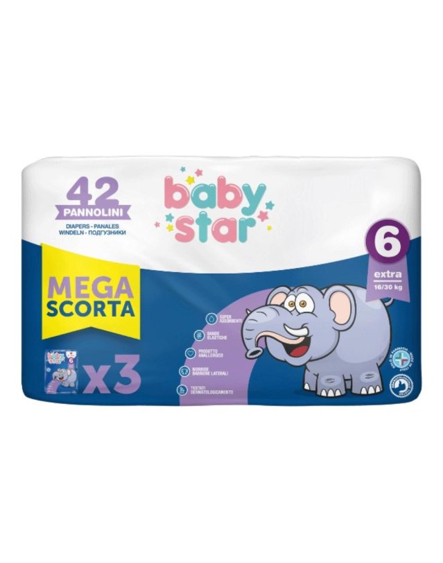 BABYSTAR MEGASCORTA TG 6 42PZ