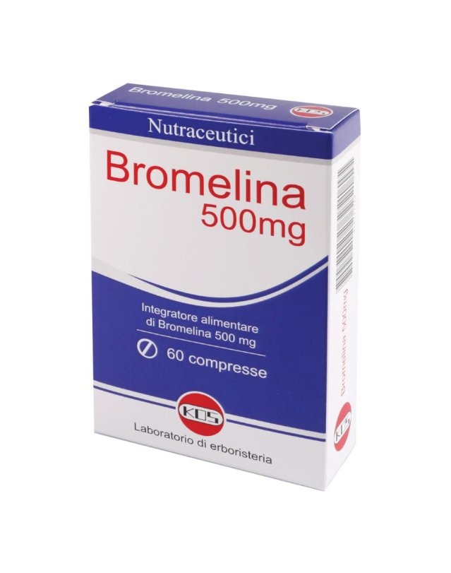 BROMELINA 60 Cpr 500mg KOS