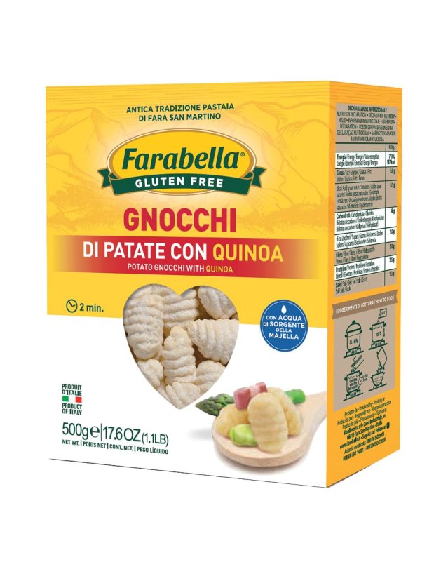FARABELLA Gnocc.Pat Quinoa500g