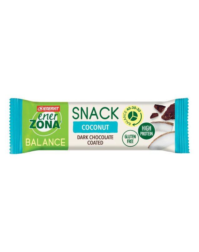 Enerzona Snack Cocount 33g - Barretta proteica senza glutine