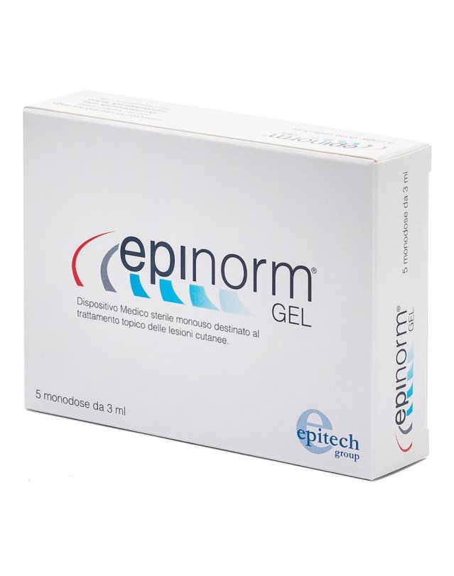 Epinorm Gel 5 flaconcini da 3 ml- gel  Cicatrizzante per Ferite e Tagli