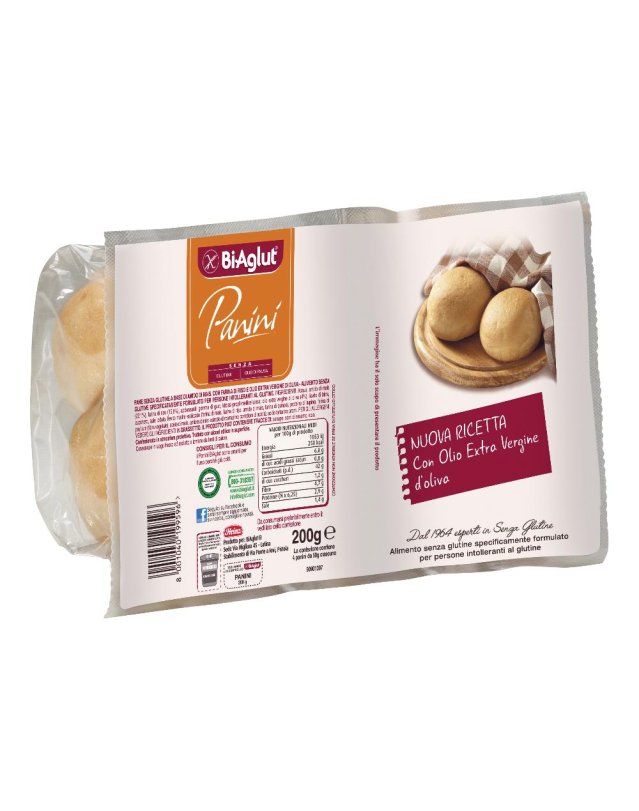 BIAGLUT Pan Soff.Panini 4x50g