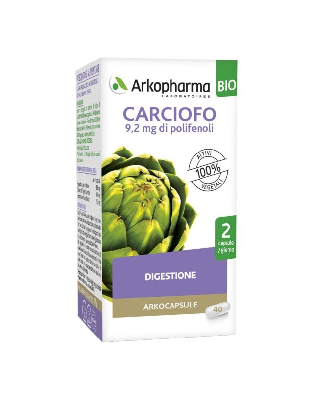 ARKOCAPSULE-CARCIOFO BIO 40CPS