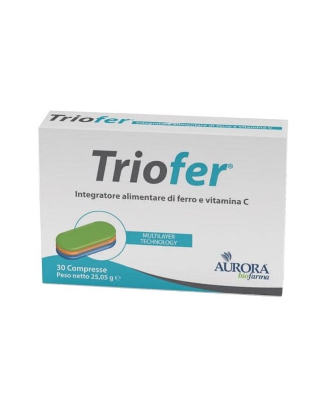 Aurora Triofer 30 Compresse Integratore Ferro e Vitamina C