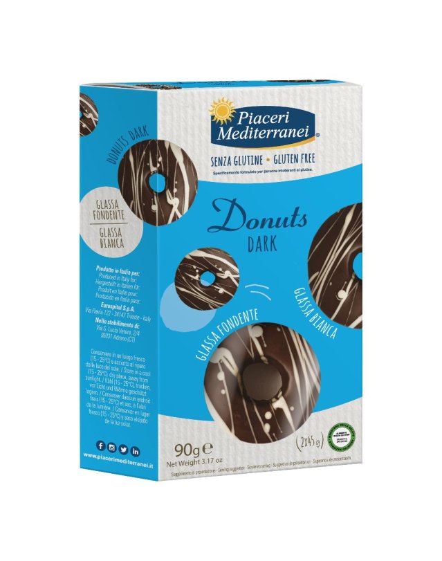 PIACERI MED.Donuts Dark 2x45g