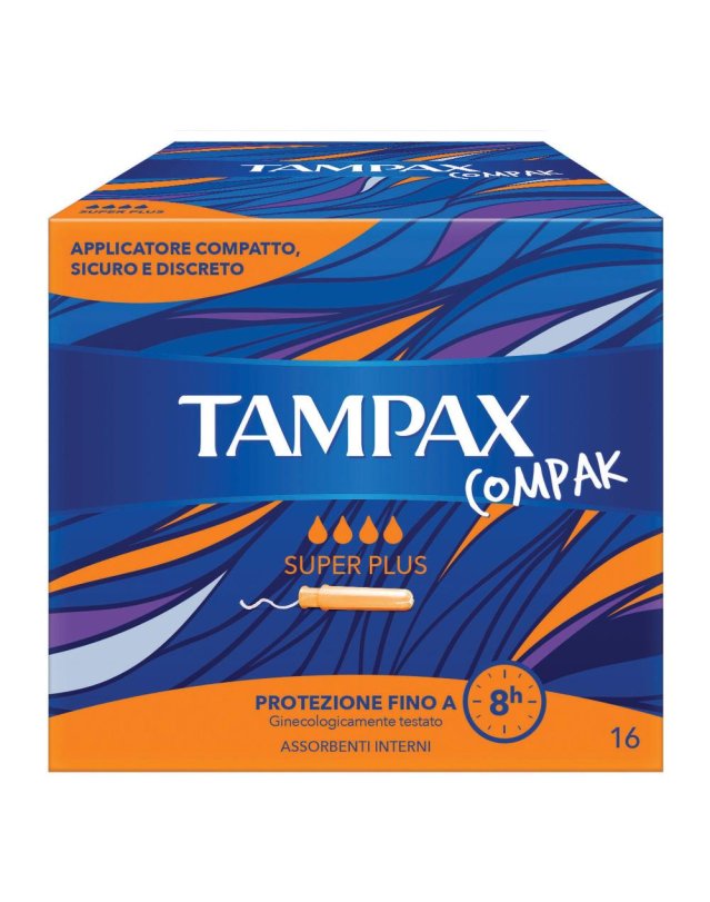 TAMPAX COMPAK SUPER PLUS 16PZ