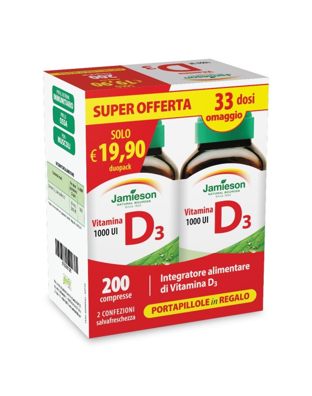 JAMIESON DUOPACK VIT D 1000