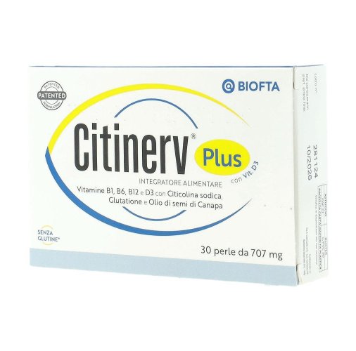 Biodue Citinerv Plus Integratore Sistema Nervoso 30 Capsule Biodue Citinerv Plus Integratore Sistema Nervoso 30 Capsule