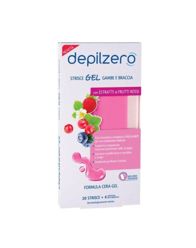 DEPILZERO STRISCE GEL GAMB BRA
