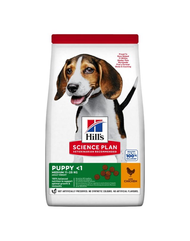 V HILLS DOG PUPPY M CKN 2,5KG CS