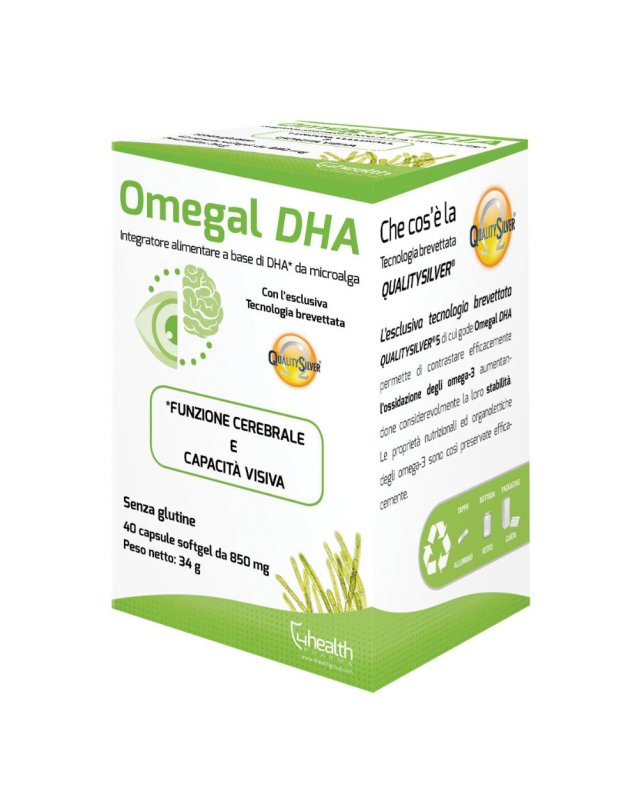 Omegal Dha 40 capsule- Integratore per la Vista e le funzioni cognitive