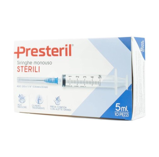 SIR. 5ml 23g 10pz MEDIPREST. SIR. 5ml 23g 10pz MEDIPREST.