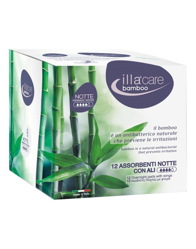 ILLA CARE BAMBOO NOTTE 12PZ