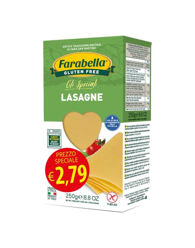 FARABELLA Pasta Lasagne250gOFS