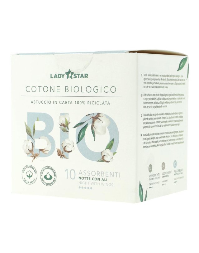LADYSTAR 100%COT BIO NT C/A 10
