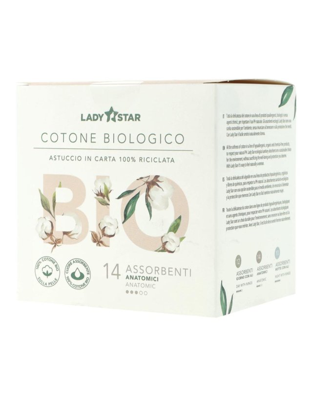 LADYSTAR 100%COT BIO ANAT 14PZ