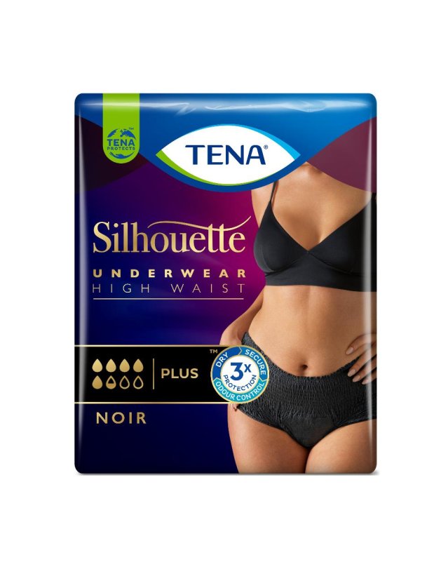 TENA SILHOUETTE NOIR M V/A 9PZ