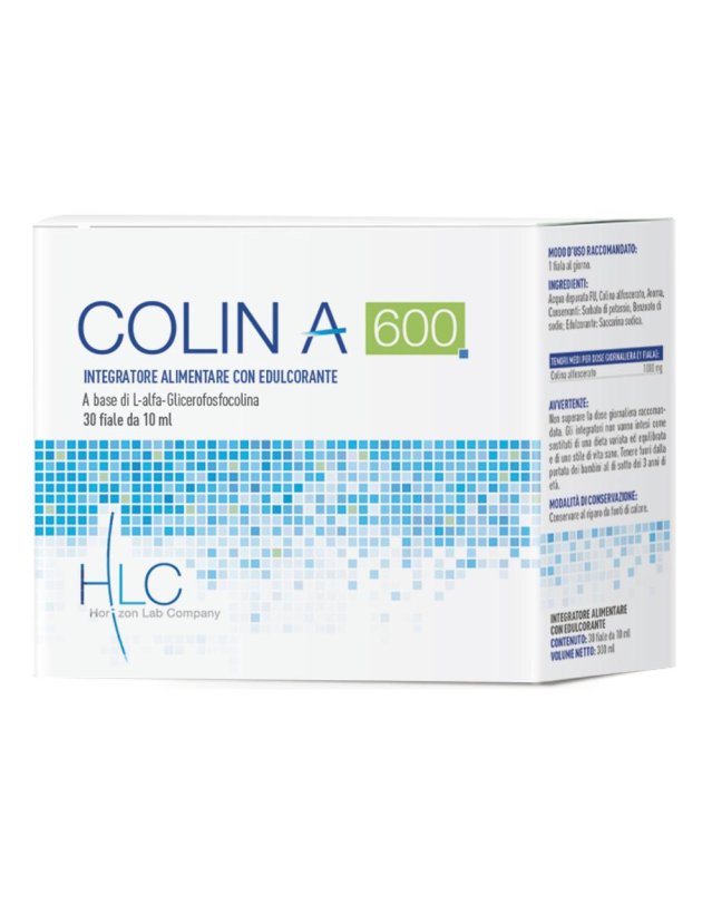 Colin A 600 30 Fiale da 10ml- Integratore per la Memoria 