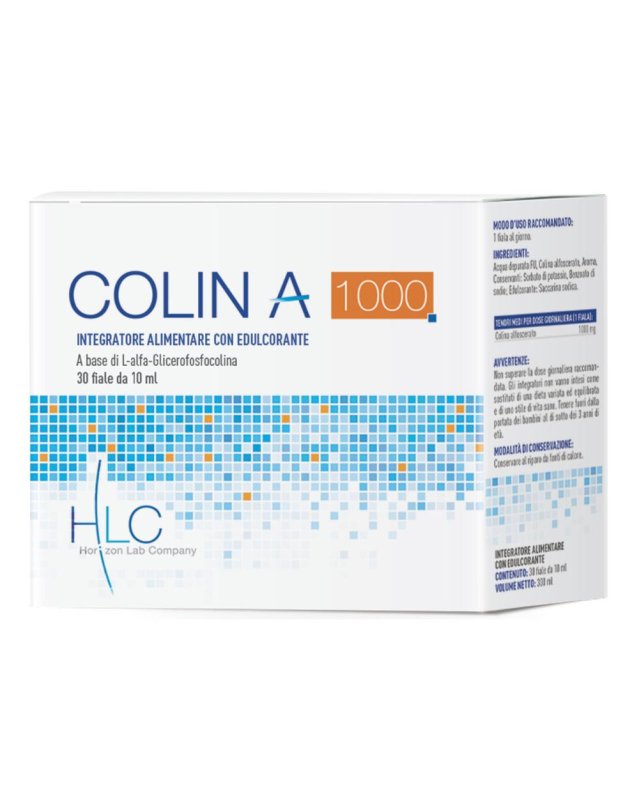 Colin A 1000 30 fiale da 10 ml- Integratore per la Memoria e le Funzioni Cognitive