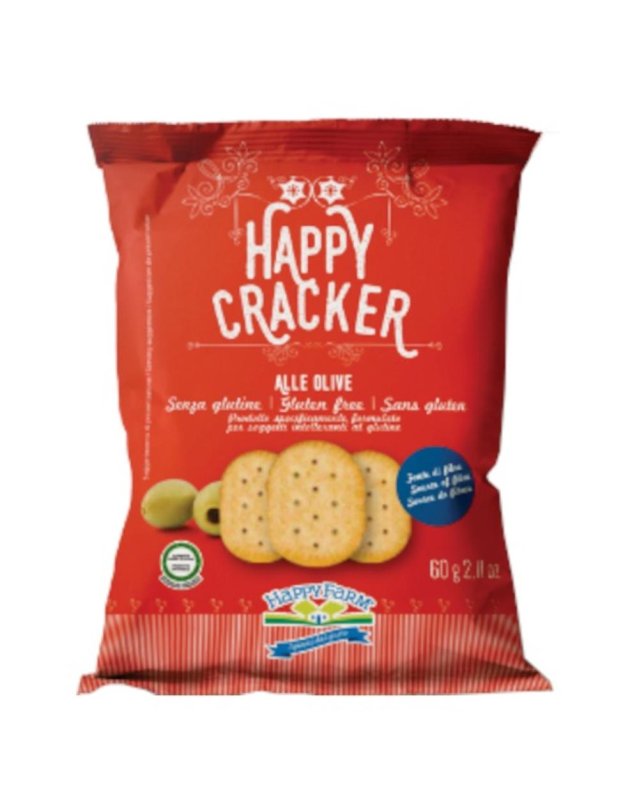 HAPPY FARM Crackers Olive 60g HAPPY FARM Crackers Olive 60g