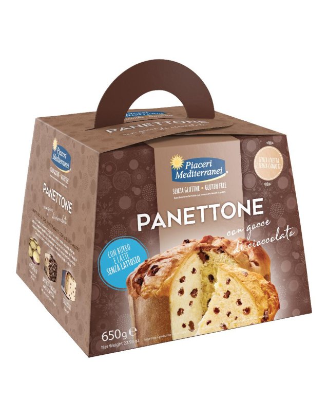 Piaceri Mediterranei Panettone Gocce Di Cioccolato 650 gr