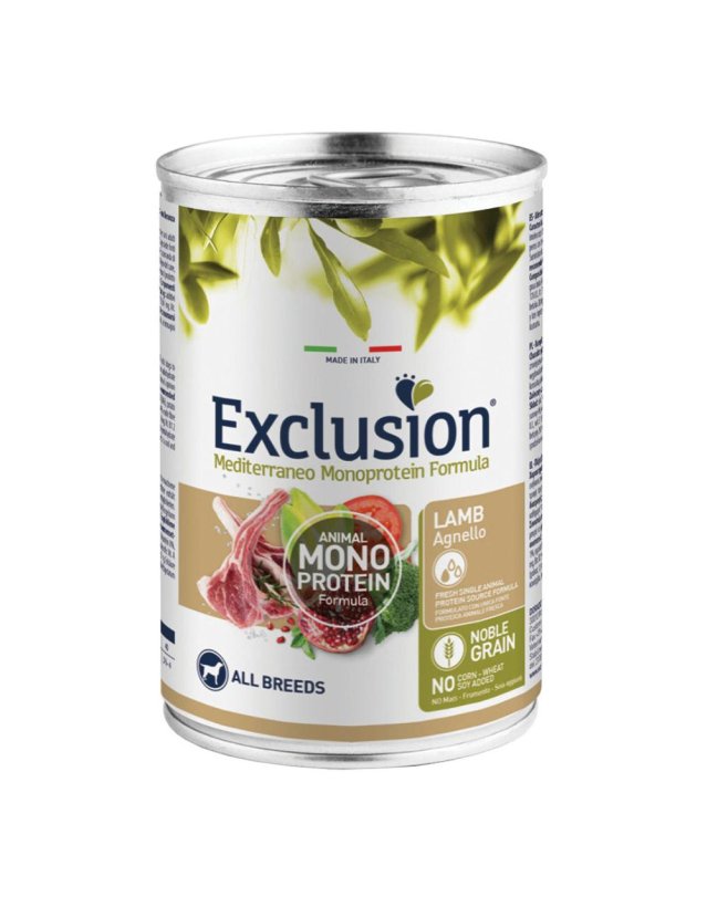 V EXCLUSION M ADULT LAMB 400G