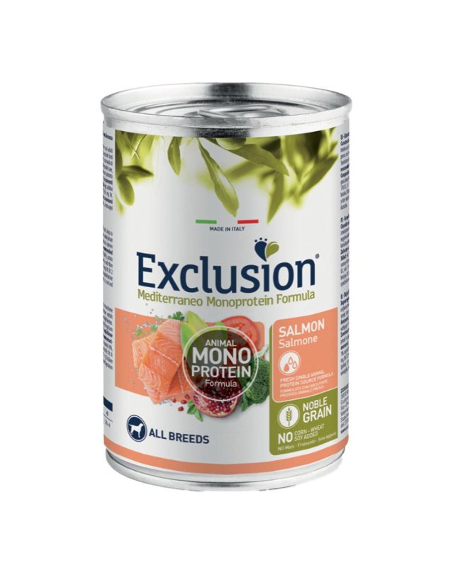 EXCLUSION M ADULT SALMON 400G