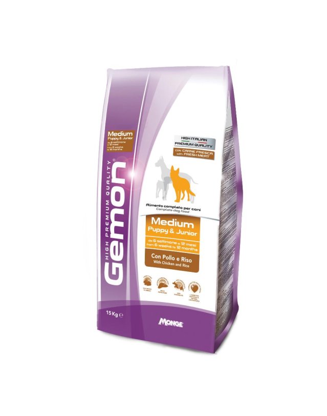 V GEMON MED PUPPY POLLO RISO 15K