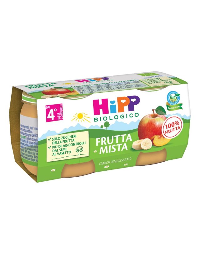 HIPP OMOG FRUTTA MISTA 2X80G