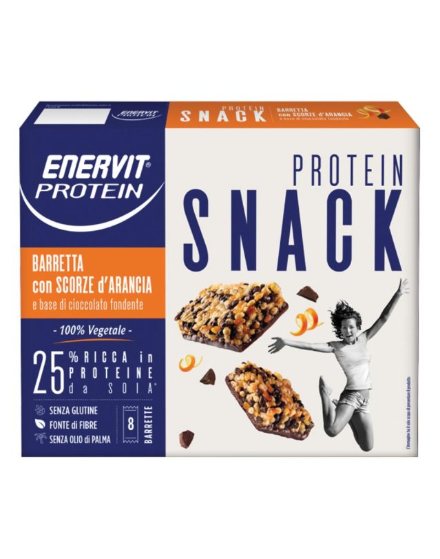 ENERVIT PROTEIN SNACK SCZ 8BAR