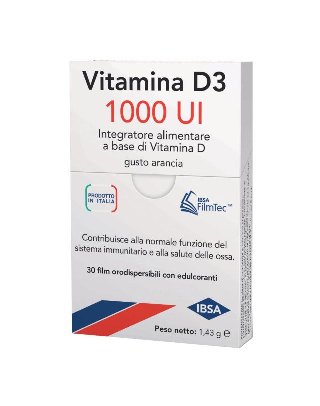 VITAMINA D3 1000 UI 30FILM ORA